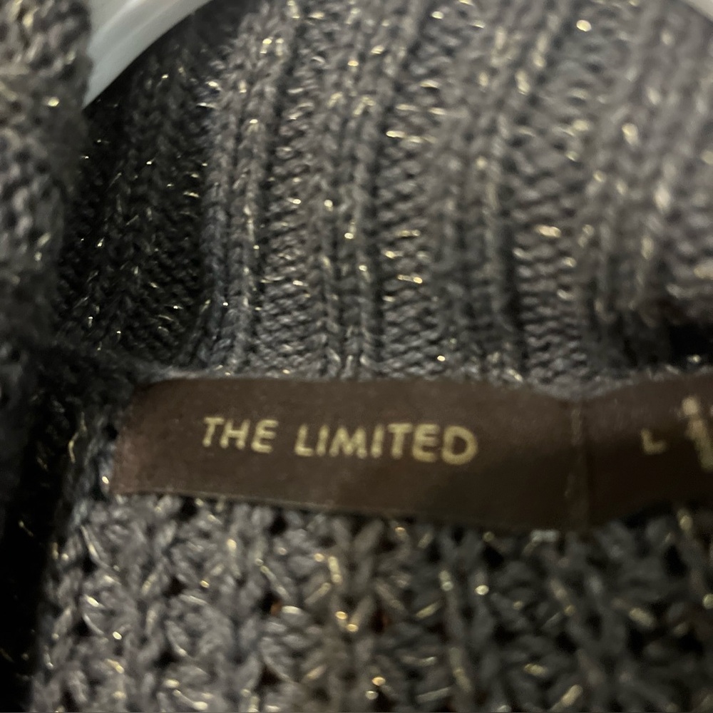 The Limited Gray Cable Knit Sweater